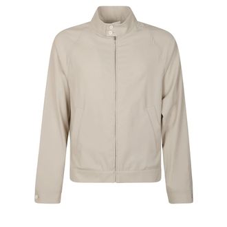 Prada Cotton Jacket - Heren - Zomerjassen - Beige - XL - Katoen - Jassen