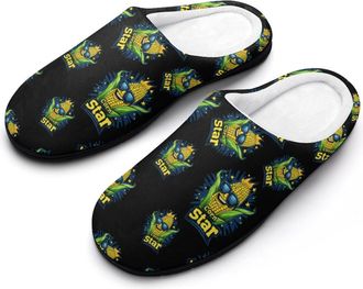 Generic Corn Star Cotton Slippers for Women Indoor Outdoor Slipper Slip-On Memory Foam Home Shoes