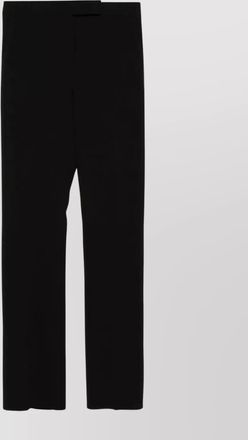 Max Mara trousers ankle-length satin stripe