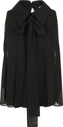 Elisabetta Franchi Camicia - Dames - Blouses - Zwart - S - Overhemden