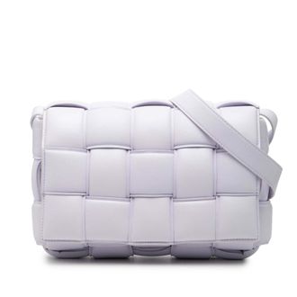 Bottega Veneta Geverifieerde Nappa Intrecciato Gestoffeerde Cassette Schoudertas