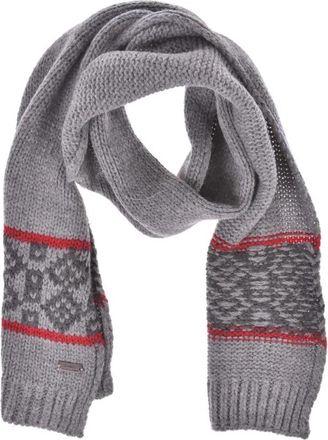 Daniele Alessandrini Grijze Limbo Sjaal - Heren - Wintersjaals - Grijs - ONE Size - Wol - Accessoires
