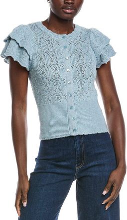 Autumn Cashmere Diamond Pointelle Top