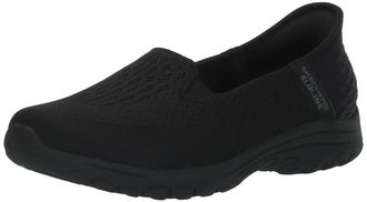 Skechers Womens/Ladies Reggae Fest 2.0 - Guiding Wide Shoes (6 UK) (Black)