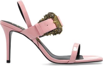 Versace Jeans Couture Sandalen met hak - Dames - Sandalen met hakken - Roze - 35 EU - Schoenen