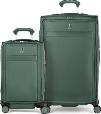 Travelpro Versapack + Softside Carry On & Large Spinner Luggage Set in Desert Sage at Nordstrom