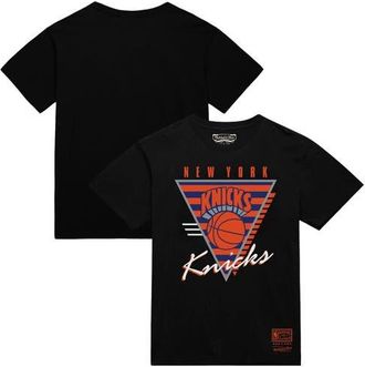 Mitchell & Ness Mens Mitchell & Ness Black New York Knicks Worldwide Collection Tri-Logo T-Shirt at Nordstrom, Size Xx-Large