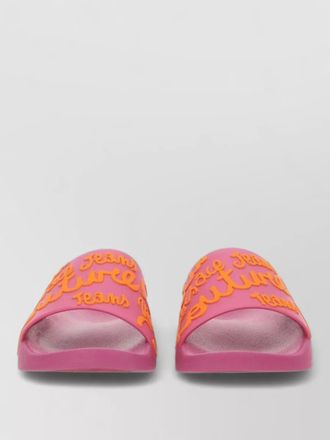 Versace Jeans Couture logo-detail slide sandals