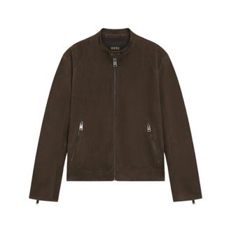 HUGO BOSS Heren, Jassen, Bruin, Maat: XL Katoen