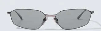 Balenciaga Invisible 2.0 rectangular sunglasses