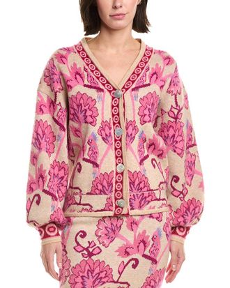 Fate Fate Wool-Blend Cardigan Jacket