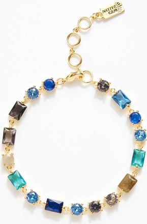 Native Gem Atlantis Crystal Bracelet In Blue
