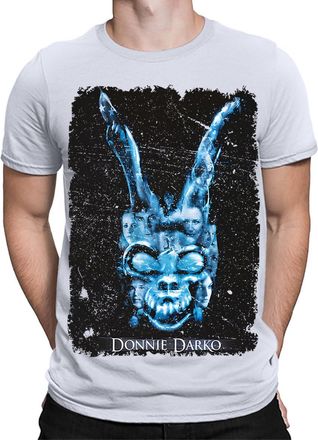 Generic Halloween T-Shirt Donnie Darko Movie Poster Spooky Creepy Mens T Shirts Top HD White 2XL