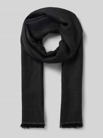 HUGO BOSS Schal mit Woll-Anteil Modell ERYK_70*180 in Black, Größe 1