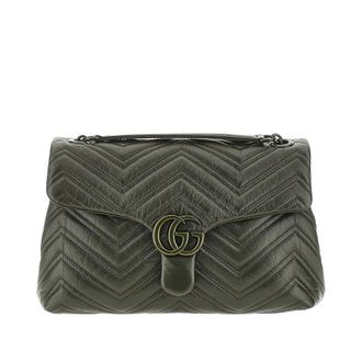 Gucci Matelass&eacute; leather medium GG Marmont bag Woman One Size