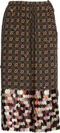 Dries Van Noten Scotta Long Emb 2072 W. W. Skirt