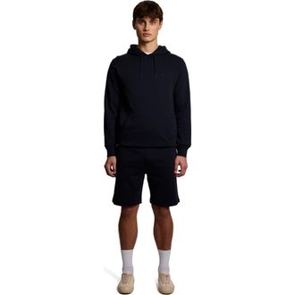 Lyle & Scott Superfine Cotton Loopback Hoodie in Dark Navy at Nordstrom, Size Xx-Large