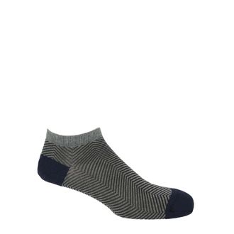 Peper Harow Lux Taylor Mens Trainer Socks - Grey
