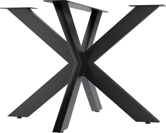 Clp Gambe Del Tavolo Biloxi Nero 100x100 Cm