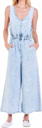 Dear John Denim Sivan Jumpsuit In Railroad Stripe