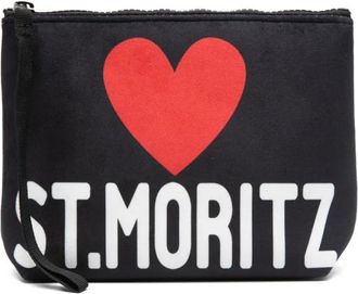 MC2 Saint Barth Aline St. Moritz clutch bag - women - Styrene-Butadiene Rubber (SBR)/Polyester - One Size - Black