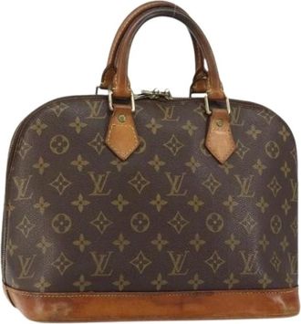 Louis Vuitton Pre-owned Handbags, female, Brown, Size: ONE SIZE Pre-owned Canvas Handbag