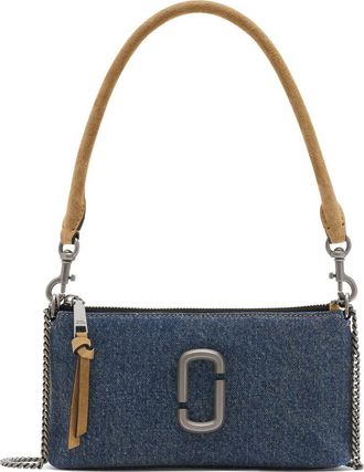 Marc Jacobs The Snapshot Denim Convertible Pochette Shoulder Bag in Dark Wash Indigo at Nordstrom