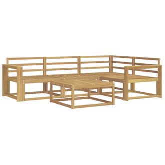 vidaXL Conjunto De Sof&aacute;s De Exterior 5 Pcs Blanco 79 X 79 X 37 Cm Vidaxl
