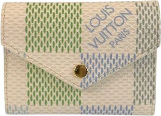 Louis Vuitton Pre-owned Portefeuille Victorine Damier Riche Wallet - Dames - Vintage Accessoires - Groen - ONE Size - Vintage