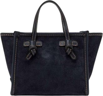 Gianni Chiarini Night Black Structured Cow Leather Handbag