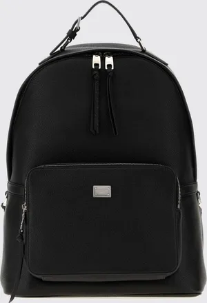 Dolce & Gabbana Zaino Vittoria in pelle di vitello a grana con logo applicato