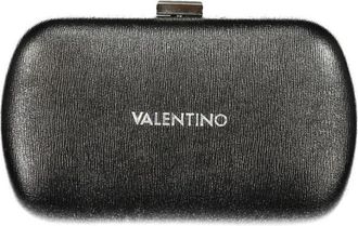 Valentino Metallic Clutch - Dames - Clutches - Zwart - ONE Size - Tassen