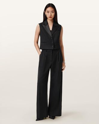 AllSaints Noa Wide Leg Trousers