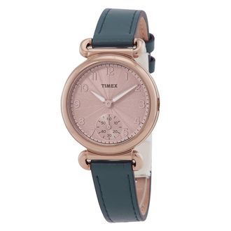 Timex Model 23 Quartz Rose Gold Dial Ladies Watch TW2T88200