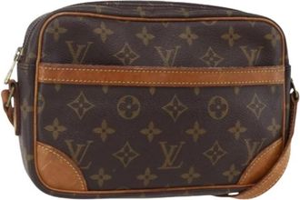 Louis Vuitton Pre-owned Cross Body Bags, female, Brown, Size: ONE SIZE Pre-owned Vintage Canvas Cross Body Bag