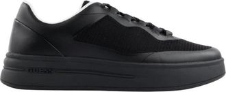 Guess Winno Sneakers met veters - Heren - Sneakers - Zwart - 44 EU - Leer - Schoenen