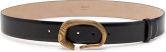Khaite Santa Fe Leather Belt - Black - 80 (UK 10 / M)