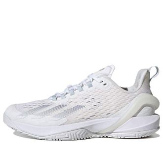 adidas (WMNS) adidas Adizero Cybersonic Tennis Shoes White Halo Blue HR1724
