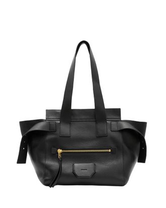 AllSaints Perez Leather Shoulder Tote Bag