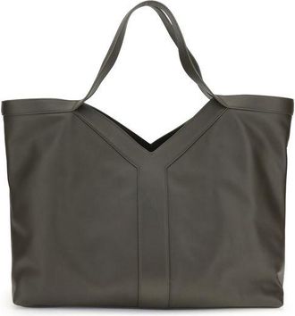 Saint Laurent Groene Kalfsleren Bos Taurus Schoudertas