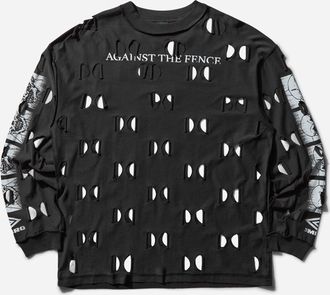 Umbro Men s Against The Fence Longsleeve T-Shirt Washed Black