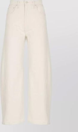 Mother high-rise wide-leg jeans