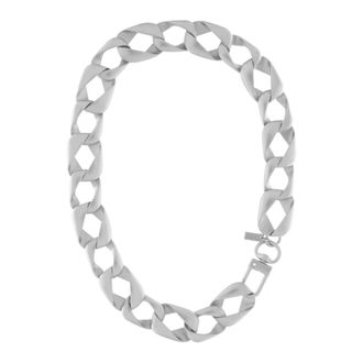 Dansk Copenhagen Korte Lock Link Ketting - Dames - Accessoires - Grijs - Maat: ONE Size