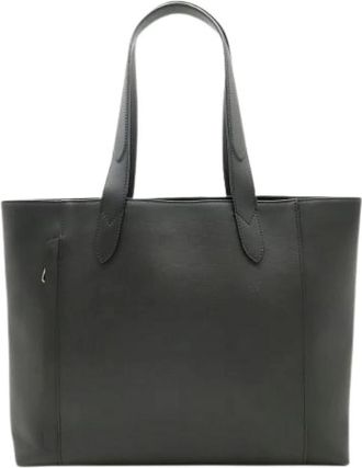 Louis Vuitton Pre-owned Cabas Voyage Damier Infini 2way tote bag - Dames - Vintage Shopper - Zwart - ONE Size - Leer - Vintage