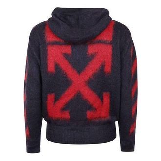 Off-white FW20 ArrowsPrinting Pullover Men Black OMHA073E20KNI0010725