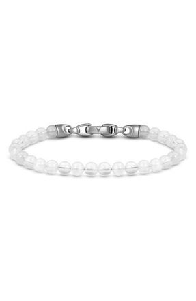 Vincero Spiritual Bead Birthstone Bracelet in June /Moonstone at Nordstrom, Size 7.5