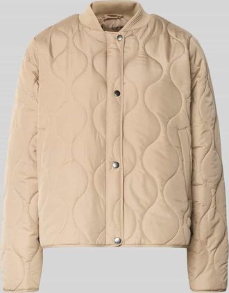 Soyaconcept Steppjacke mit Stehkragen Modell FENYA 78 in Taupe, Gr&ouml;&szlig;e XL