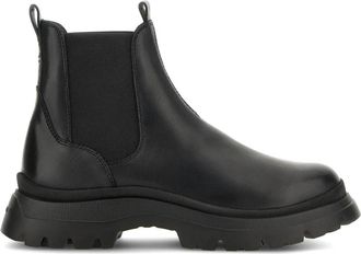 Hogan H692 Chelsea Boot - Heren - Chelseaboots - Zwart - 40 EU - Leer - Schoenen