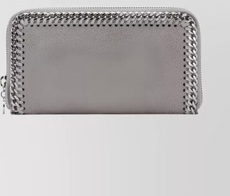 Stella McCartney faux-leather zip-around wallet