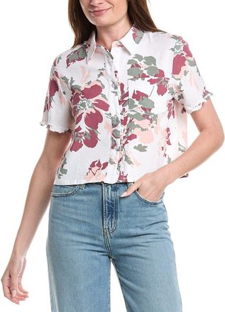 Ellen Tracy Linen-Blend Shirt